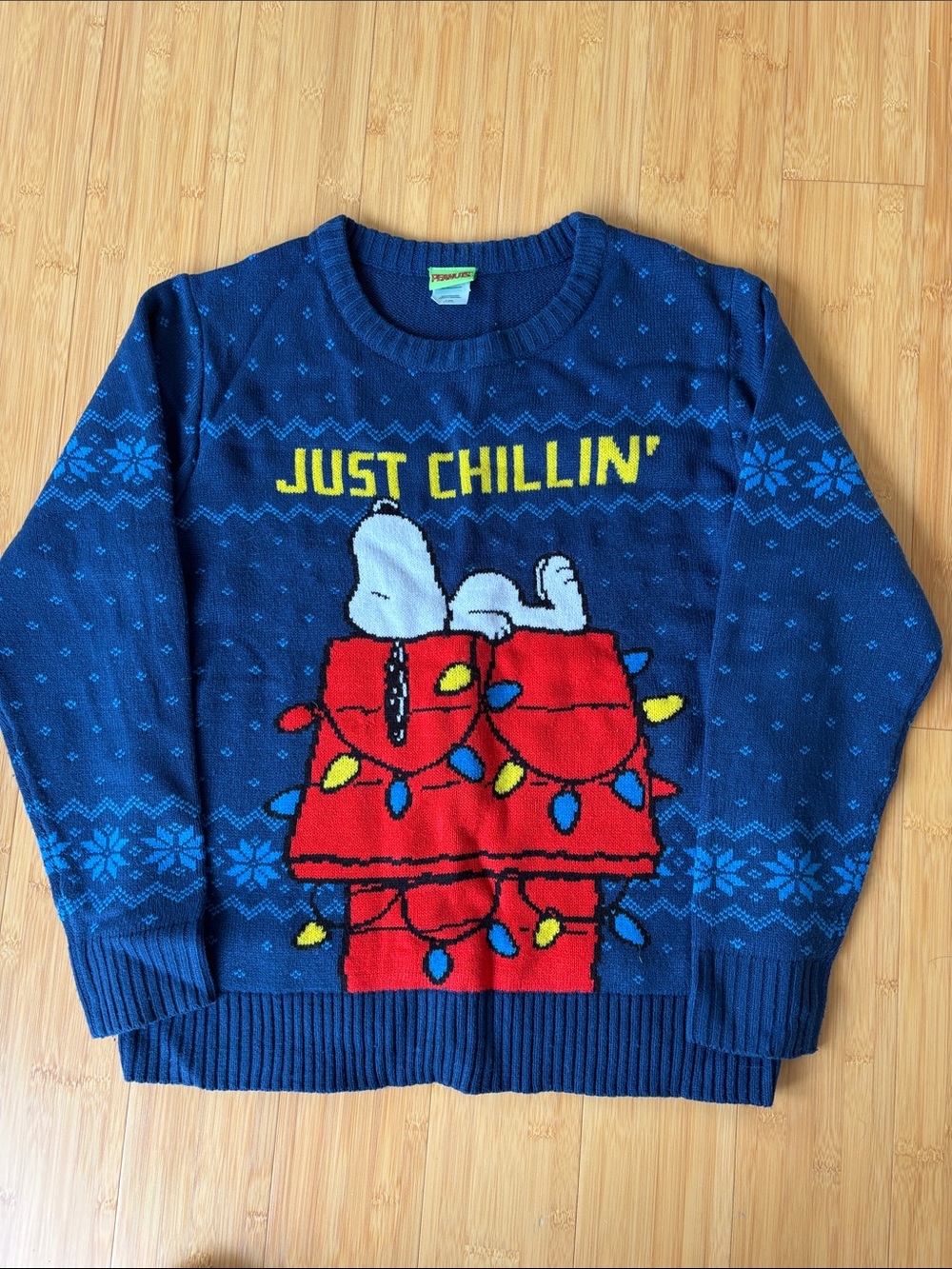 Snoopy Holiday Sweater - Blue